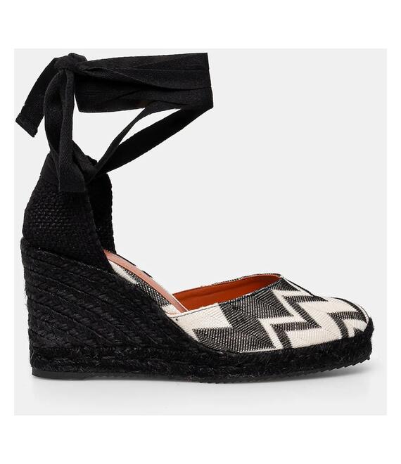 Εσπαντρίγιες Missoni Eva 80 χρώμα: μαύρο, MWB008_022