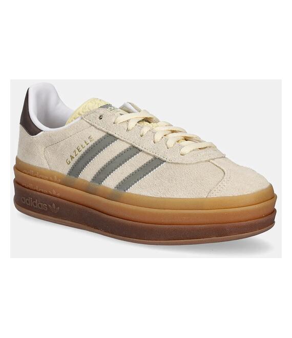 Αθλητικά adidas Originals Gazelle Bold χρώμα: μπεζ, JI2696