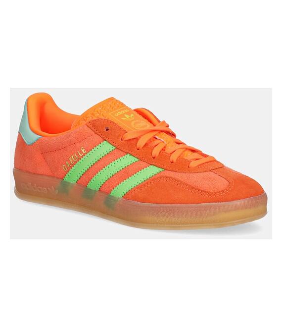 Nubuck sneakers adidas Originals Gazelle Indoor W χρώμα: πορτοκαλί, JQ0193