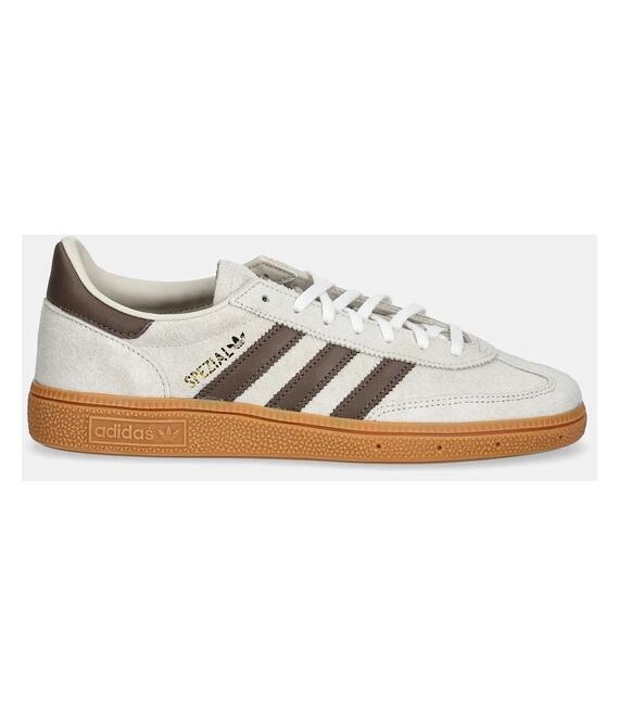 Σουέτ αθλητικά παπούτσια adidas Originals Handball Spezial W χρώμα: μπεζ, JQ8903