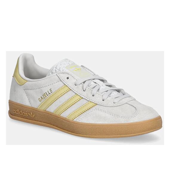 Σουέτ αθλητικά παπούτσια adidas Originals Gazelle Indoor χρώμα: γκρι, JS4145