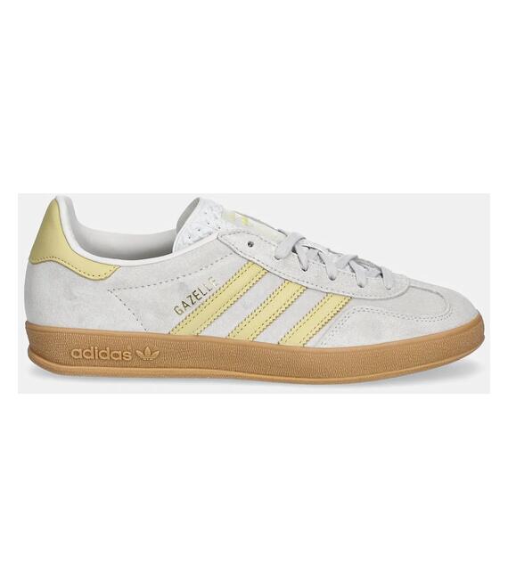 Σουέτ αθλητικά παπούτσια adidas Originals Gazelle Indoor χρώμα: γκρι, JS4145
