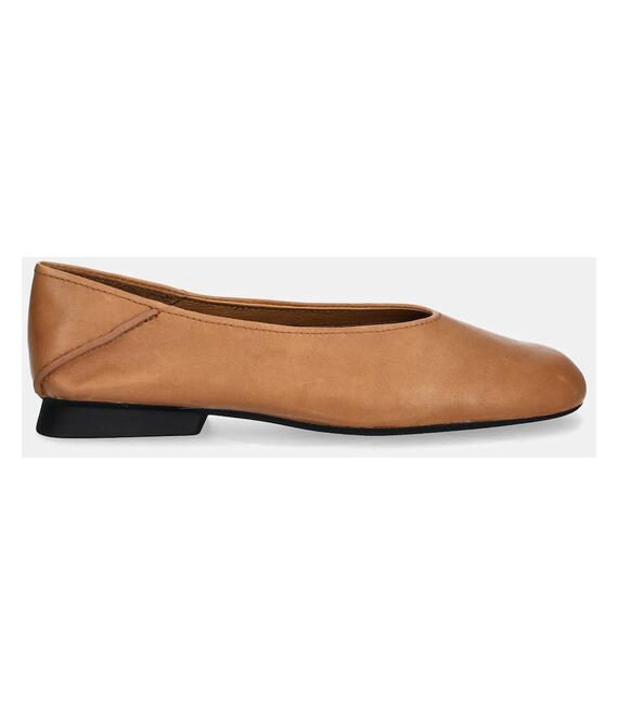 Δερμάτινες μπαλαρίνες Camper Casi Myra χρώμα: μπεζ, K201253-038