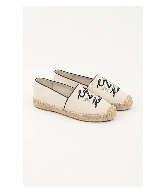 Εσπαντρίγιες Karl Lagerfeld KAMINI DUO χρώμα: μπεζ, KL81125