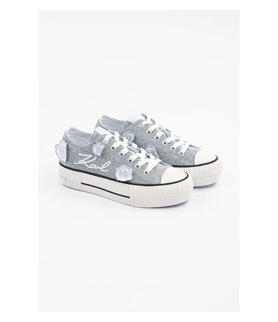 Πάνινα παπούτσια Karl Lagerfeld KAMPUS MAX χρώμα: μπλε, KL60425