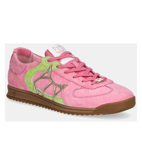 Nubuck sneakers Naked Wolfe Exposure χρώμα: ροζ, Exposure Kid Suede Pink
