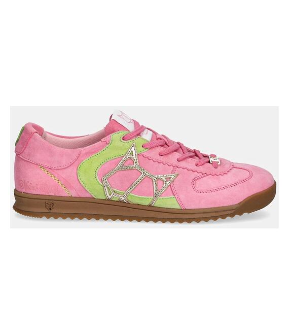 Nubuck sneakers Naked Wolfe Exposure χρώμα: ροζ, Exposure Kid Suede Pink
