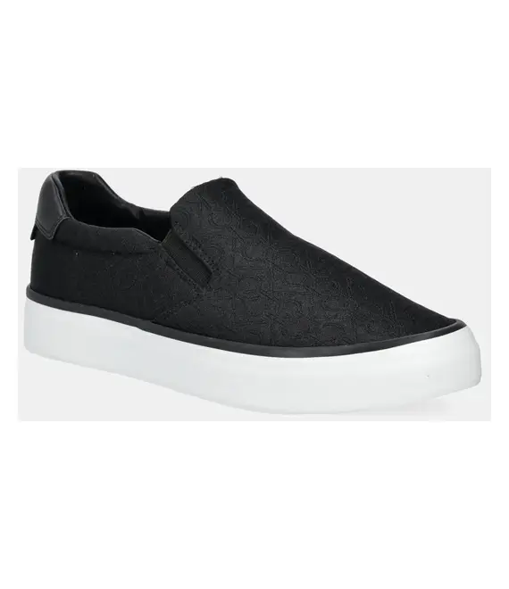 Calvin Klein VULC SLIP ON - JACQ χρώμα: μαύρο, HW0HW02411