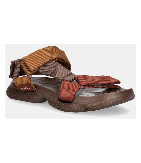 Σανδάλια Camper Karst Sandal χρώμα: καφέ, K201794-004
