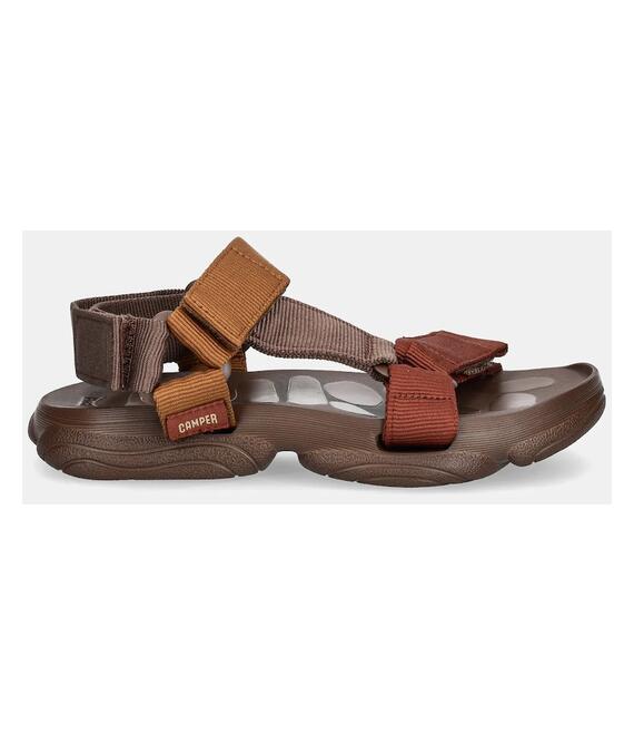 Σανδάλια Camper Karst Sandal χρώμα: καφέ, K201794-004