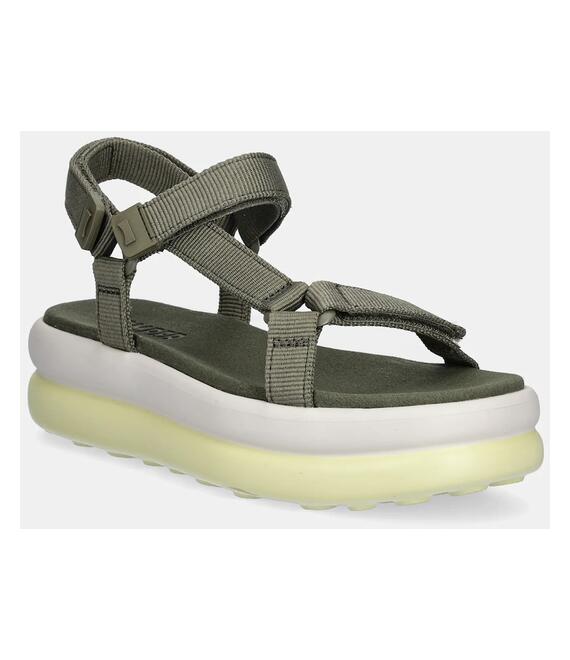 Σανδάλια Camper Pelotas Flota Up χρώμα: πράσινο, K201726-003