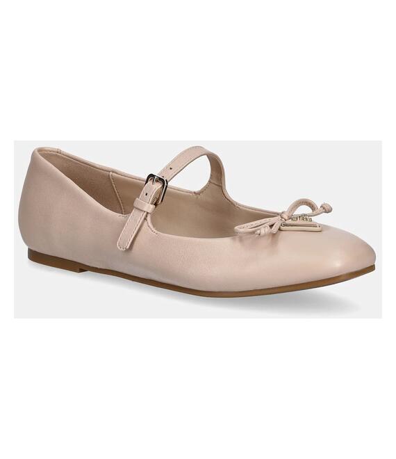 Μπαλαρίνες Guess KAYRA χρώμα: μπεζ, FLJKAY LEA02