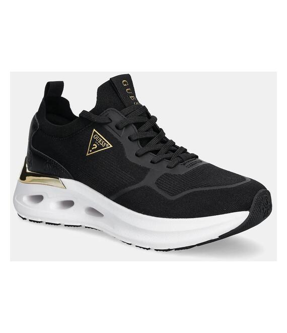 Αθλητικά Guess SOLITE χρώμα: μαύρο, FLJSOL FAB12