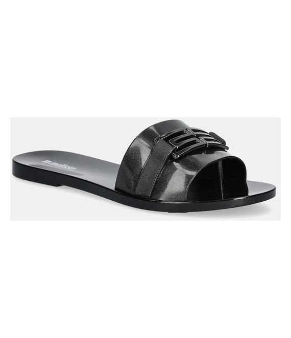 Παντόφλες Melissa MELISSA BABE M CHIC AD χρώμα: μαύρο, M 36000.BF046