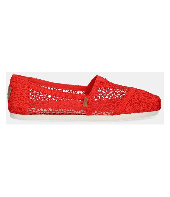 Πάνινα παπούτσια Toms MOROCCAN χρώμα: κόκκινο, 10021935