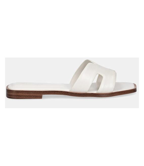Δερμάτινες παντόφλες Aldo ITSANDAL γυναικείες, χρώμα: μπεζ, 13991497