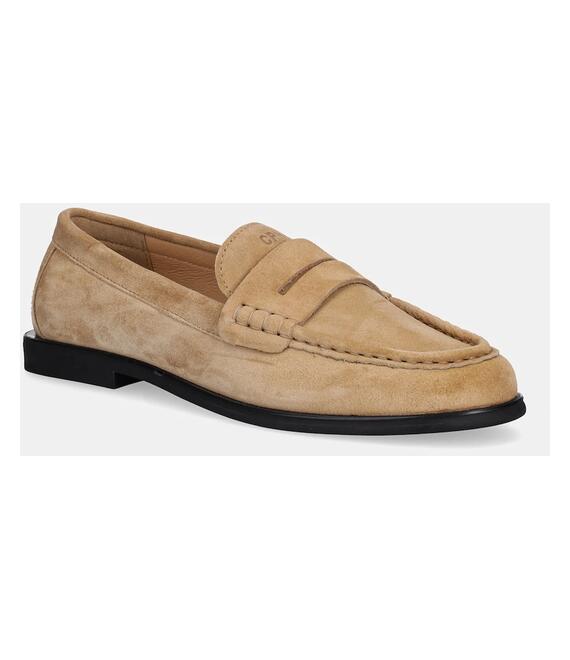 Δερμάτινα μοκασίνια Copenhagen Suede χρώμα: μπεζ, CPH419