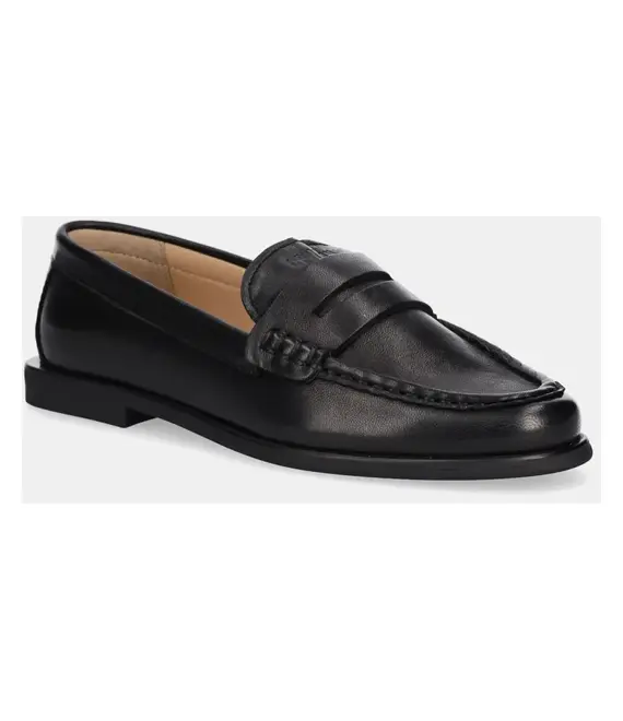 Δερμάτινα μοκασίνια Copenhagen Suede χρώμα: μαύρο, CPH419