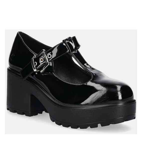 Γοβάκια Koi Footwear SAI BLACK MARY JANES ‘ PATENT EDITION’ χρώμα: μαύρο, ND35