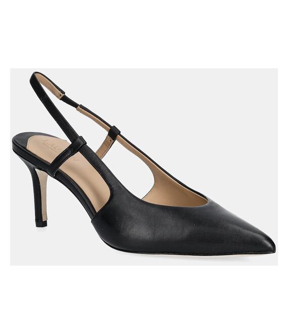 Δερμάτινες γόβες Lauren Ralph Lauren Khloe Slgbck χρώμα: μαύρο, 802961789001