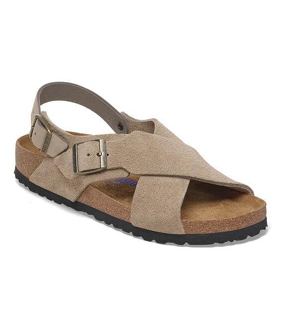 Σανδάλια σουέτ Birkenstock Tulum SFB χρώμα: καφέ, 1029834