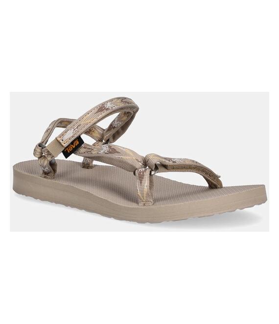 Σανδάλια Teva Original Universal Slim χρώμα: μπεζ, 1150110