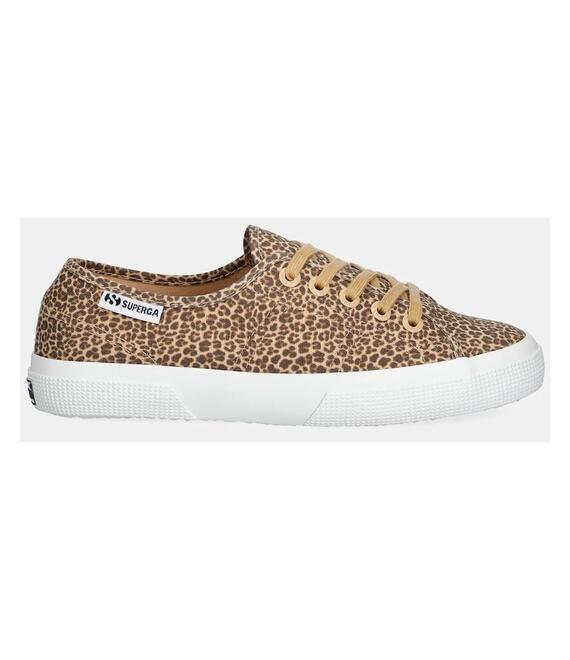 Πάνινα παπούτσια Superga MICRO LEOPARD PRINT LEGGE χρώμα: καφέ, S6135MW