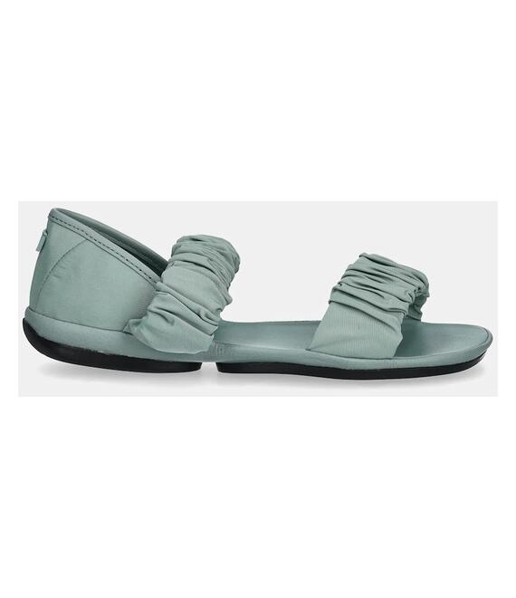 Σανδάλια Camper Right Nina χρώμα: τιρκουάζ, K201707-002