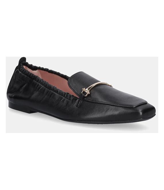 Δερμάτινα μοκασίνια Pretty Ballerinas Camille χρώμα: μαύρο, 52215_A