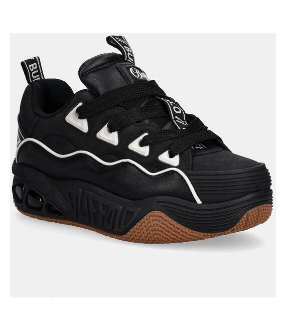 Αθλητικά Buffalo Hero Skate χρώμα: μαύρο, 1636353-BLK
