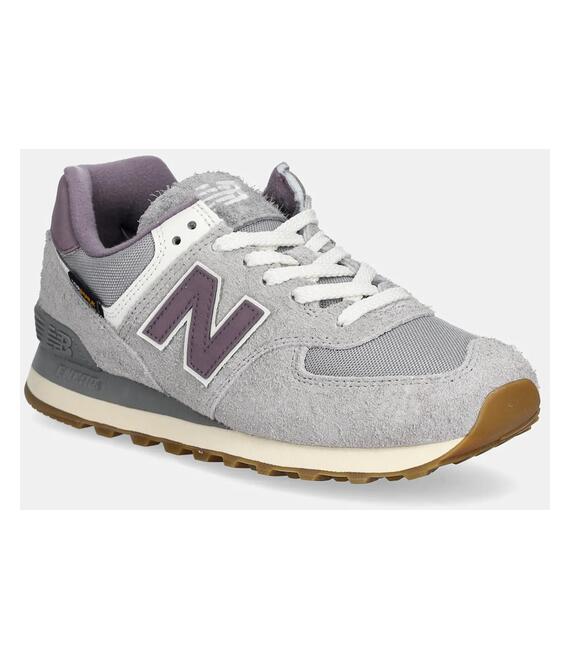 Σουέτ αθλητικά παπούτσια New Balance 574 χρώμα: μοβ, U574YGD