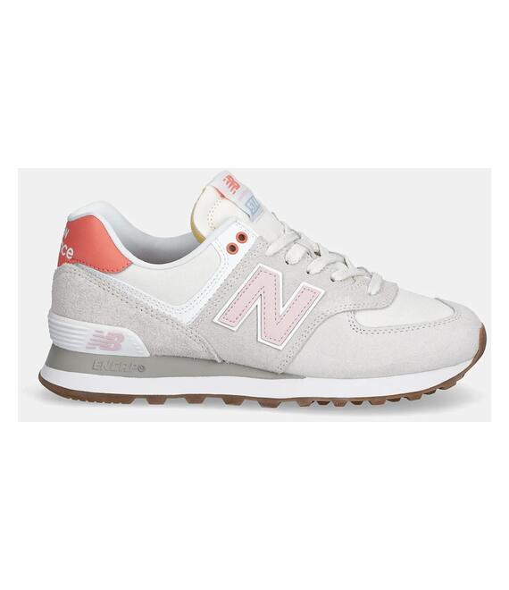 Αθλητικά New Balance 574 χρώμα: γκρι, WL574IPK