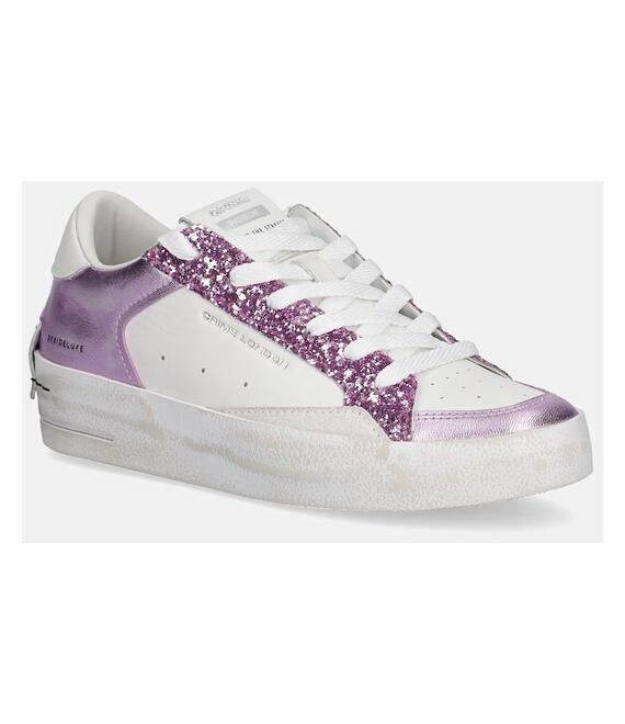 Δερμάτινα αθλητικά παπούτσια Crime London SK8 DELUXE WEDGE χρώμα: μοβ, 20133PP7