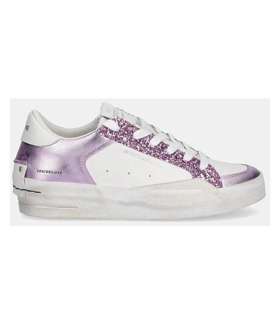 Δερμάτινα αθλητικά παπούτσια Crime London SK8 DELUXE WEDGE χρώμα: μοβ, 20133PP7