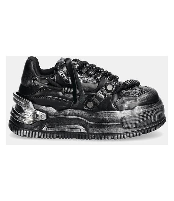 Αθλητικά Koi Footwear Metamorphosis Distressed Platoform χρώμα: μαύρο, TT01
