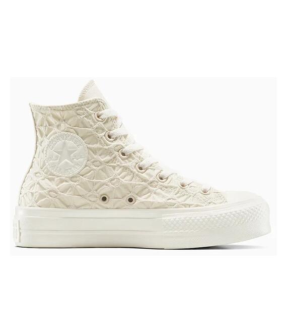 Πάνινα παπούτσια Converse Chuck Taylor All Star Lift χρώμα: μπεζ, A13523C