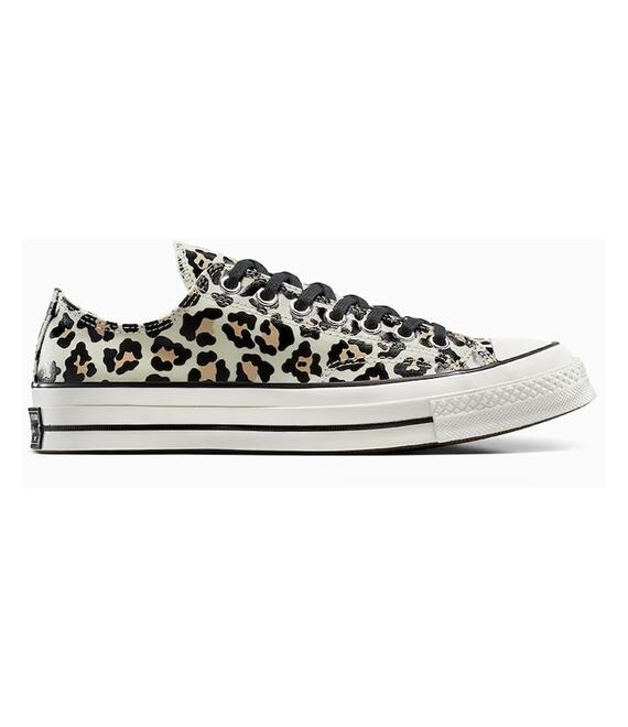 Πάνινα παπούτσια Converse Chuck 70 Glow In The Dark Leopard χρώμα: μπεζ, A15033C