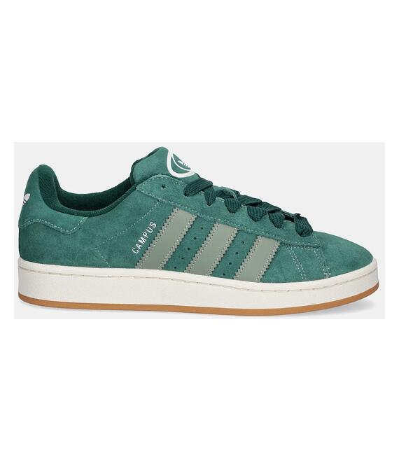 Σουέτ αθλητικά παπούτσια adidas Originals Campus 00s χρώμα: πράσινο, JH8794