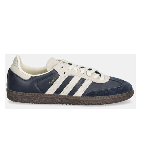 Δερμάτινα αθλητικά παπούτσια adidas Originals Samba OG χρώμα: ναυτικό μπλε, JI3217