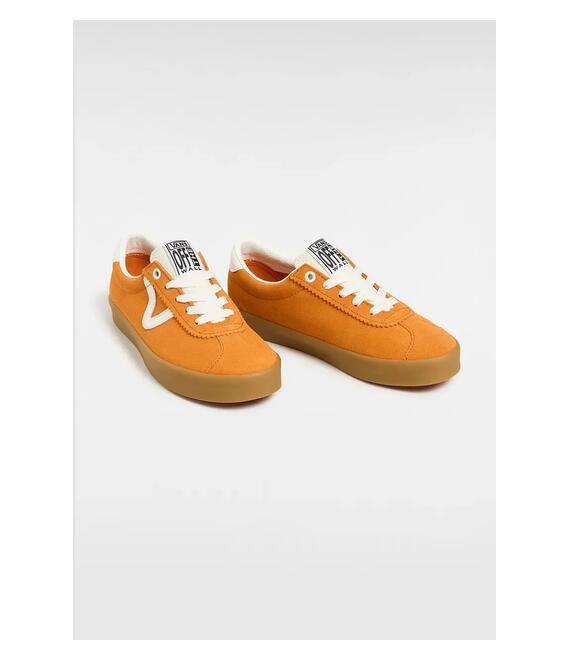 Σουέτ sneakers Vans Sport Low unisex, χρώμα: πορτοκαλί, VN000CQR52K1