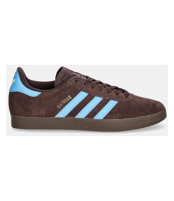 Σουέτ αθλητικά παπούτσια adidas Originals Gazelle χρώμα: καφέ, JH5392