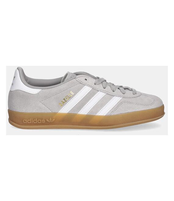 Σουέτ αθλητικά παπούτσια adidas Originals Gazelle Indoor χρώμα: γκρι, JQ0176
