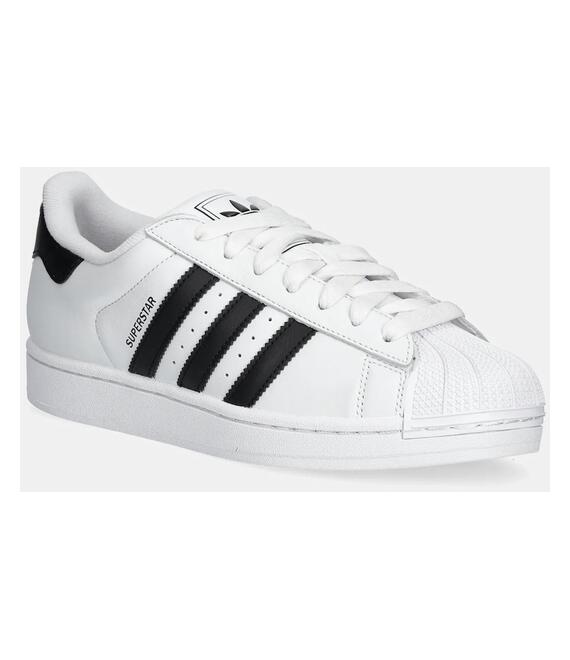 Δερμάτινα αθλητικά παπούτσια adidas Originals Superstar II χρώμα: άσπρο, IH8659