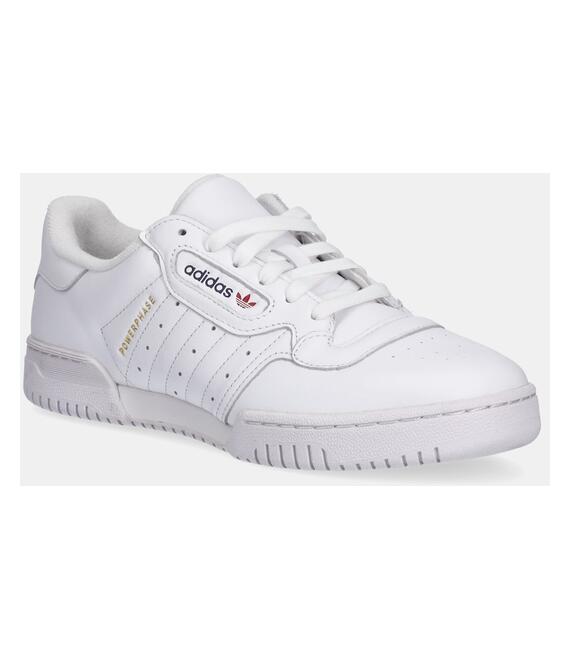 Δερμάτινα αθλητικά παπούτσια adidas Originals Powerphase χρώμα: άσπρο, JH5481