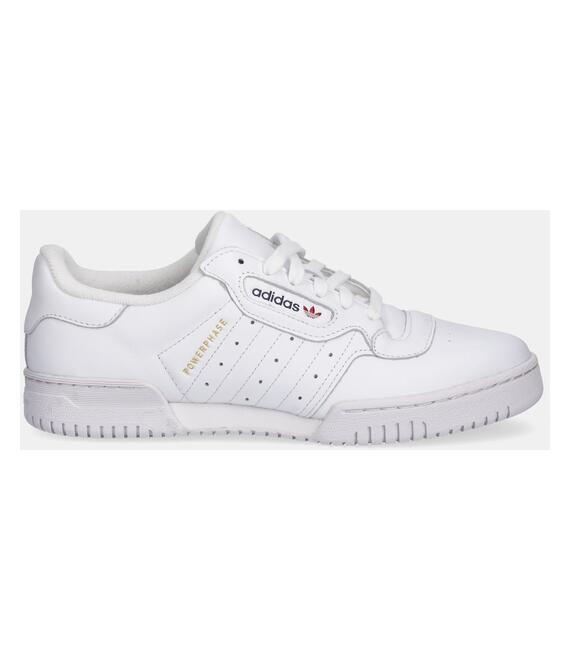 Δερμάτινα αθλητικά παπούτσια adidas Originals Powerphase χρώμα: άσπρο, JH5481