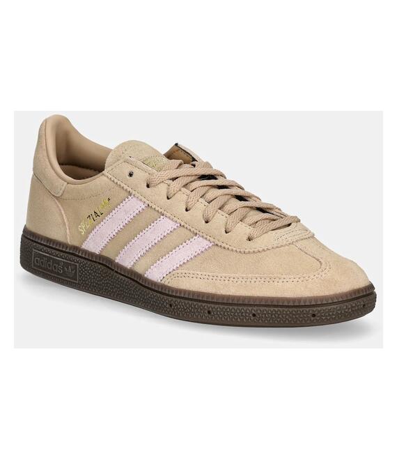 Σουέτ αθλητικά παπούτσια adidas Originals Handball Spezial χρώμα: μπεζ, JI2651