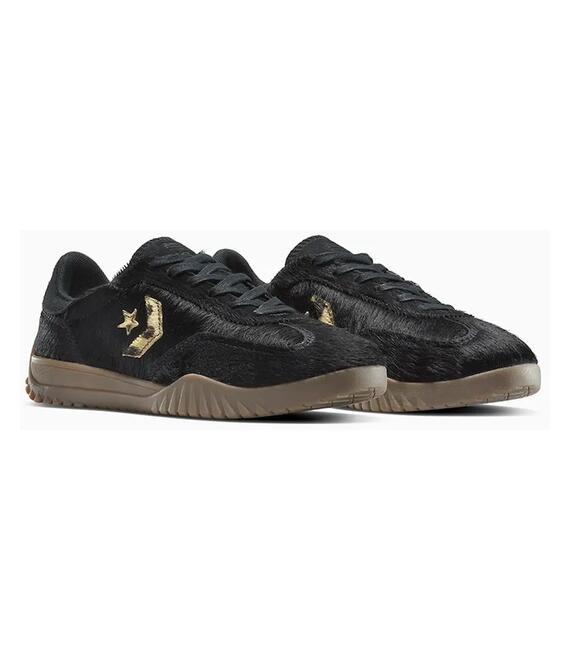 Δερμάτινα αθλητικά παπούτσια Converse Run Star Trainer χρώμα: μαύρο, A12761C