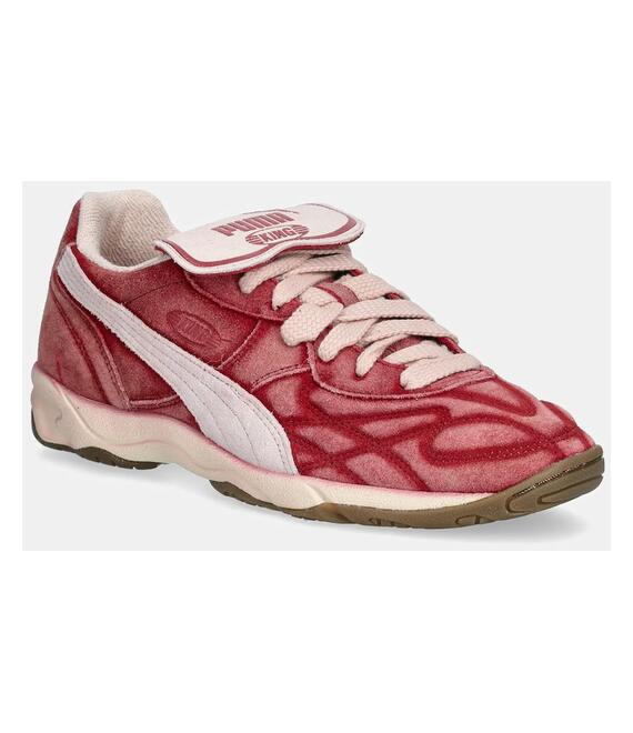 Σουέτ αθλητικά παπούτσια Puma King Indoor The NeverWorn V χρώμα: ροζ, 402250