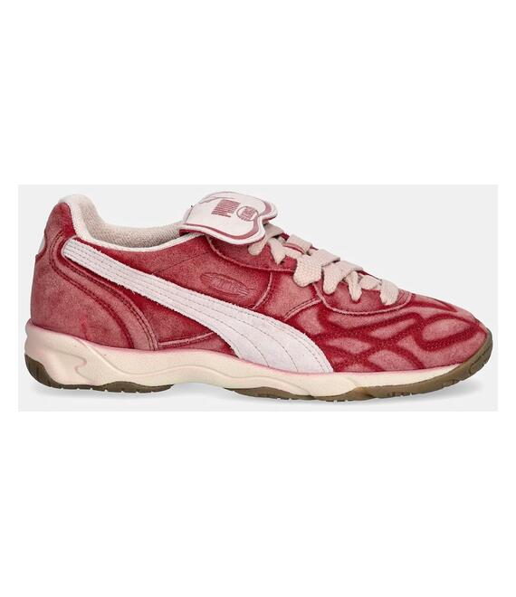 Σουέτ αθλητικά παπούτσια Puma King Indoor The NeverWorn V χρώμα: ροζ, 402250