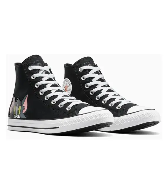 Πάνινα παπούτσια Converse Converse x Tom and Jerry Chuck Taylor All Star χρώμα: μαύρο, A15113C